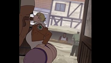Annie Alleyway se deja llenar de leche en un bukkake salvaje