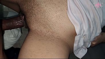 Carahoney y su polla enorme en mi boca y culo