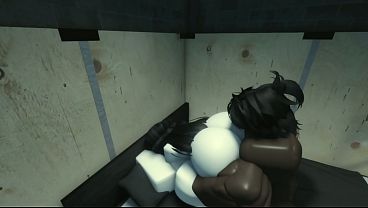 Chica blanca se entrega a una polla negra bien grande