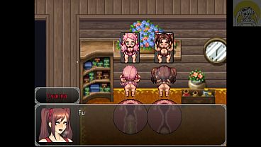 Juego pixel con mamada y culo enorme en hentai
