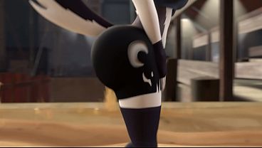Loona con culo redondo y tetas grandes en versión animada
