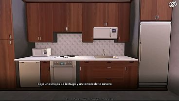 Mi compañero femboy y yo nos dejamos llevar viendo hentai