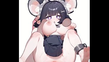 Mi polla virtual me folla como una diosa mientras jadeo sin control