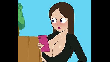 Vanessa con su polla enorme follando analmente a Candace